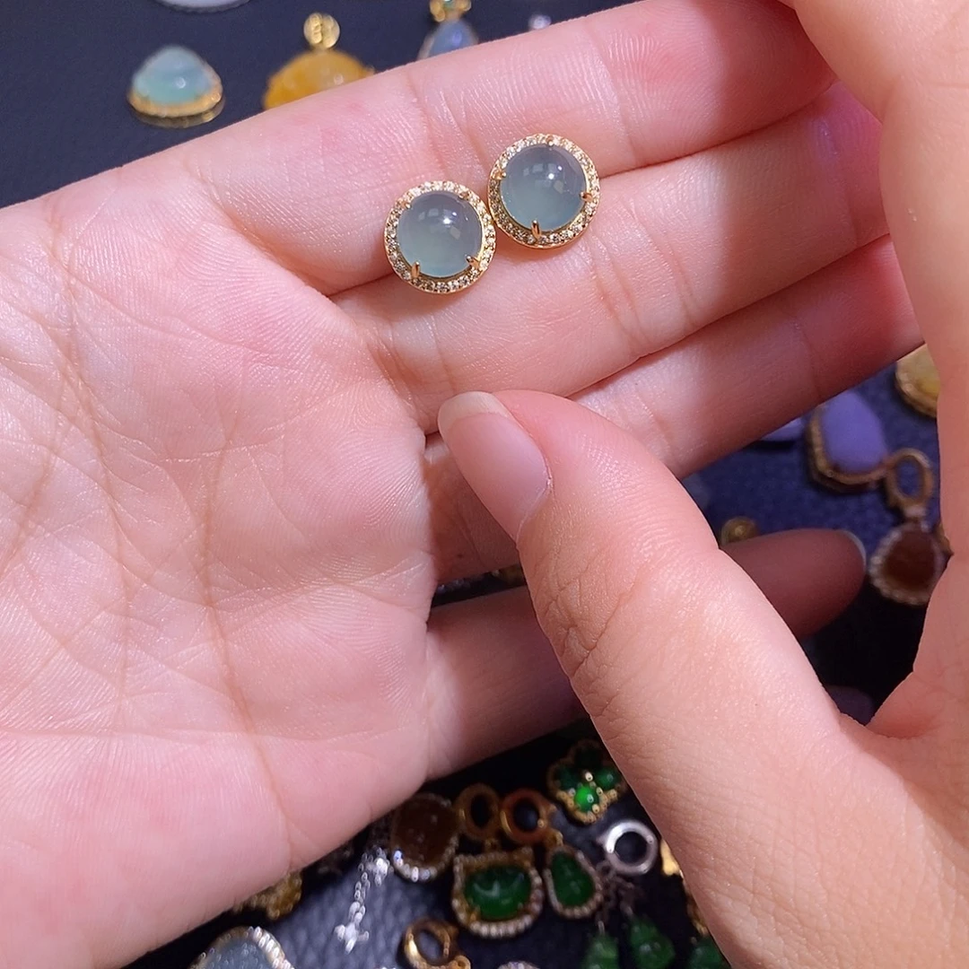 翡翠银S925镶嵌颈饰