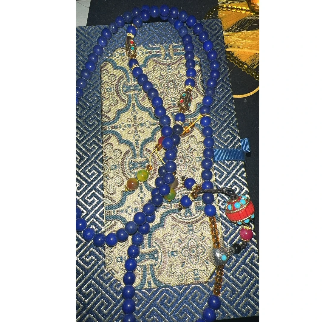 【闪购链接】青金石多圈手串