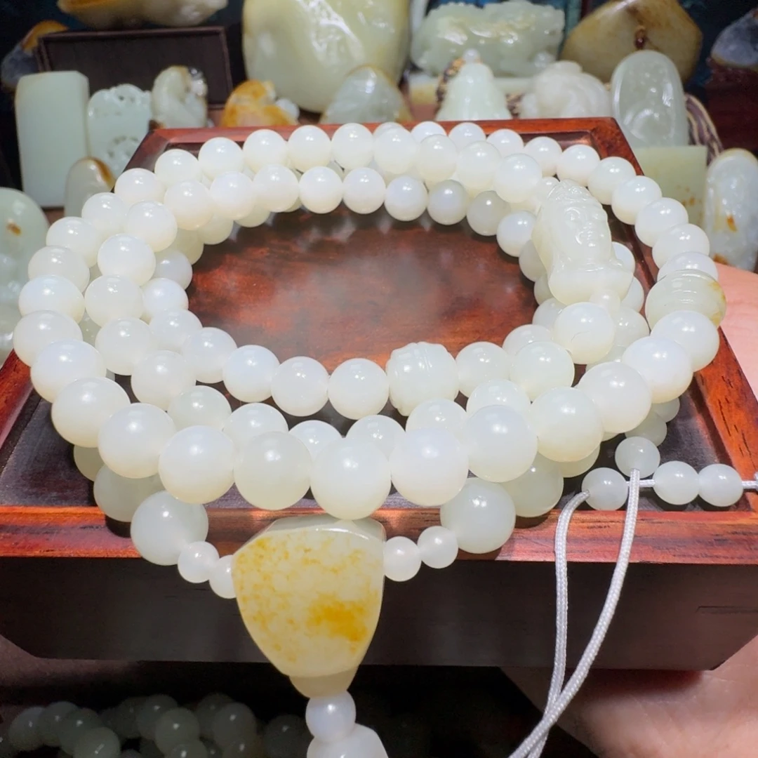 和田玉未镶嵌项链