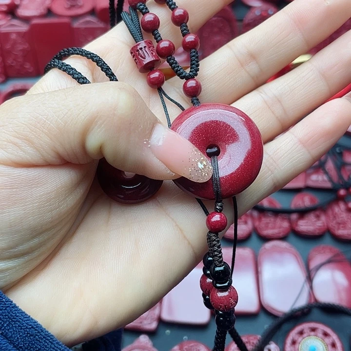 翡翠耳坠足银镶嵌