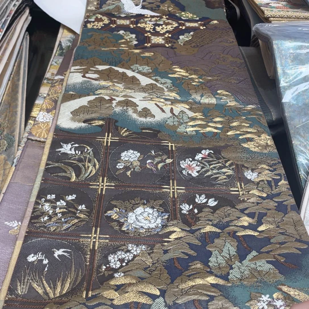 刺绣唐锦桑蚕丝正绢面料