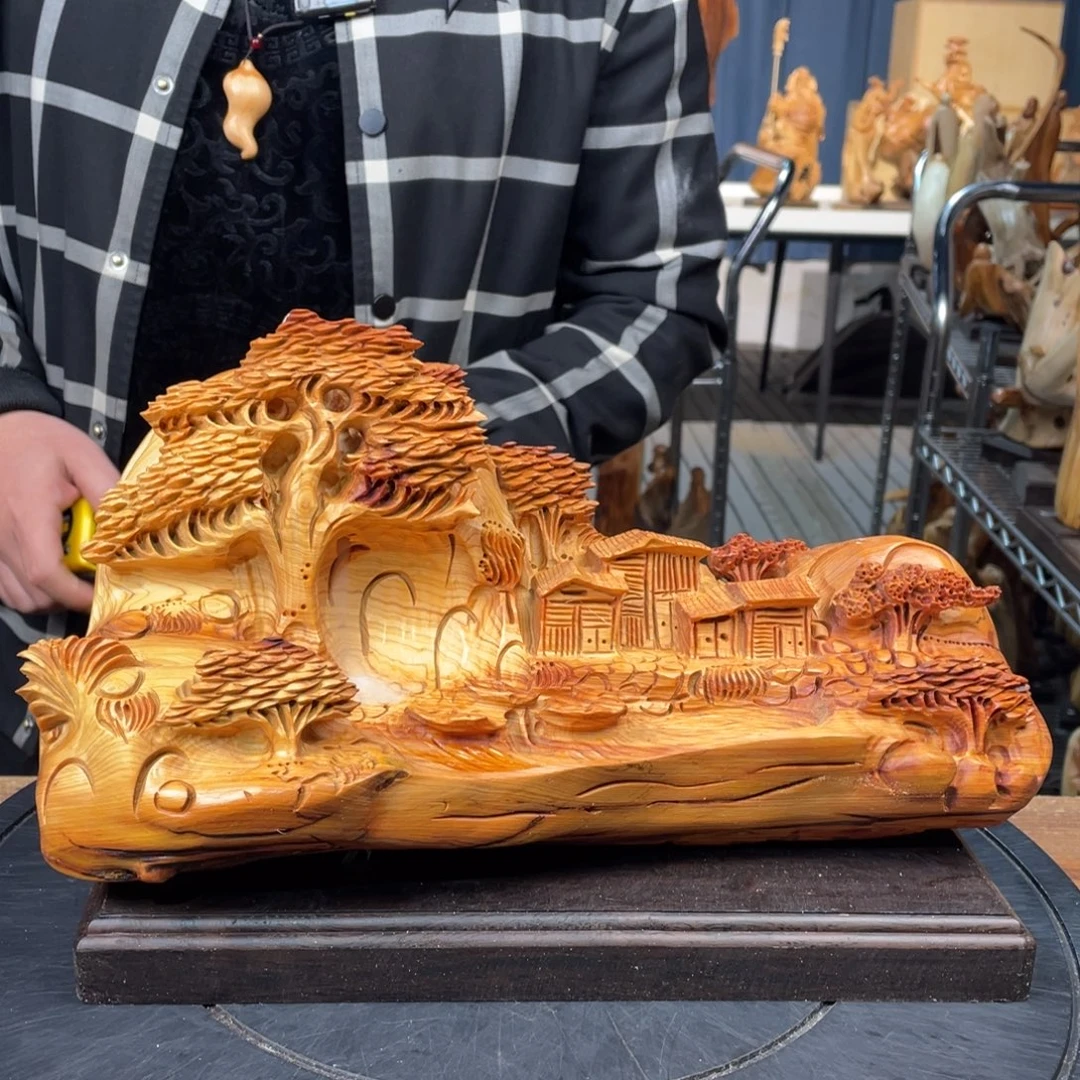 柏木（崖柏）山水倒流香送两盒香