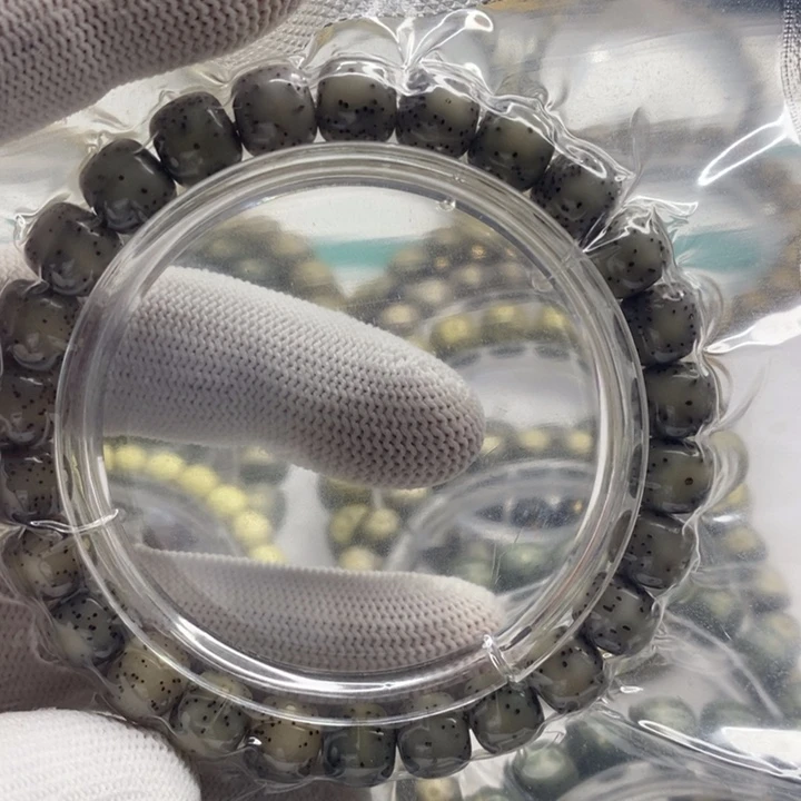 手串星月菩提灰透月留白a7