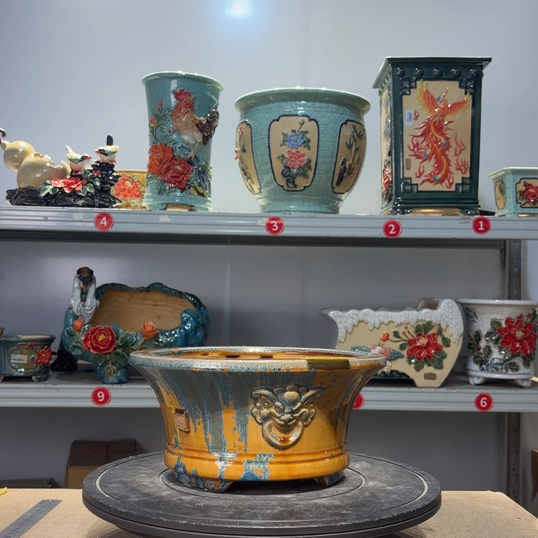 精品石湾花盆高端大气