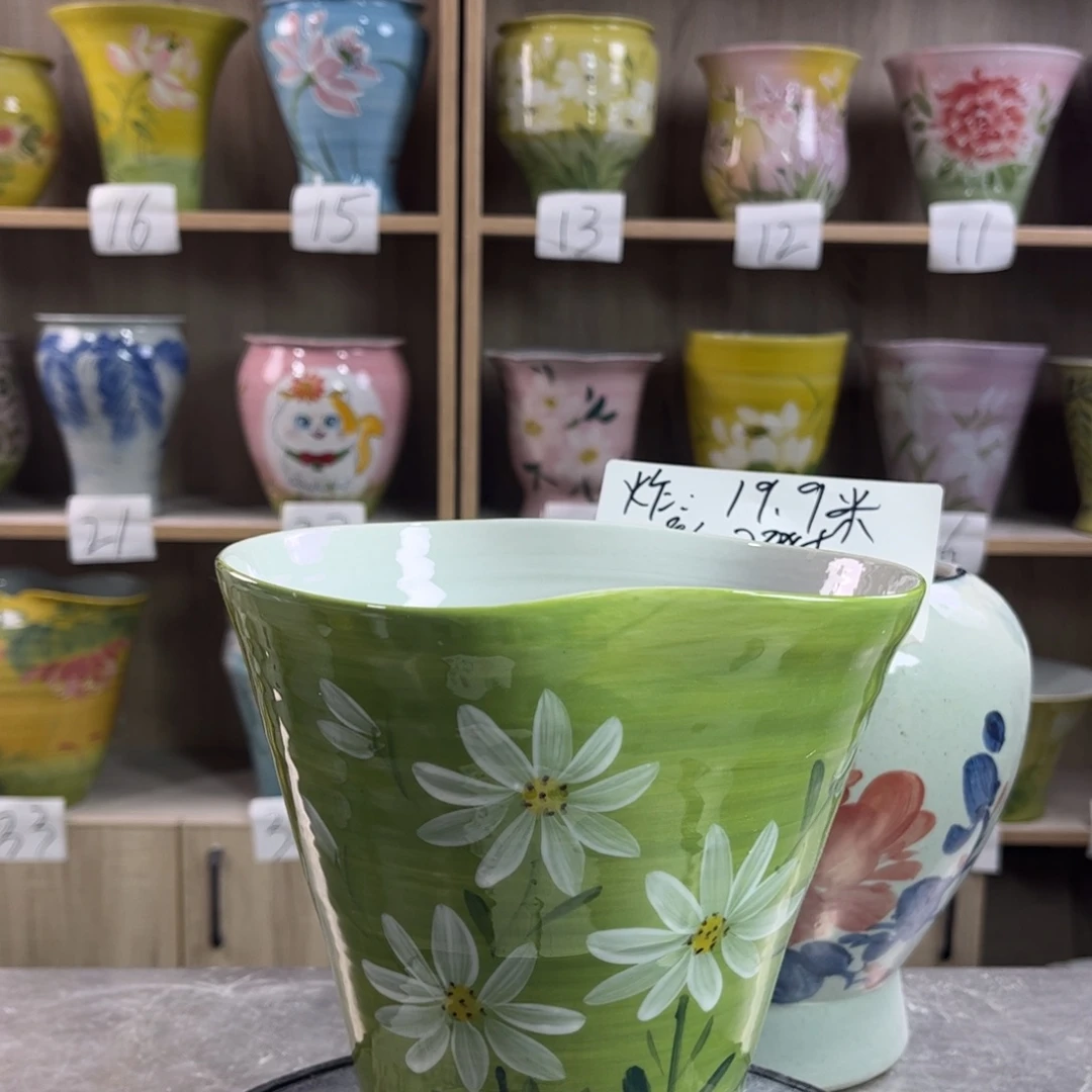 景德镇陶瓷花盆花盆