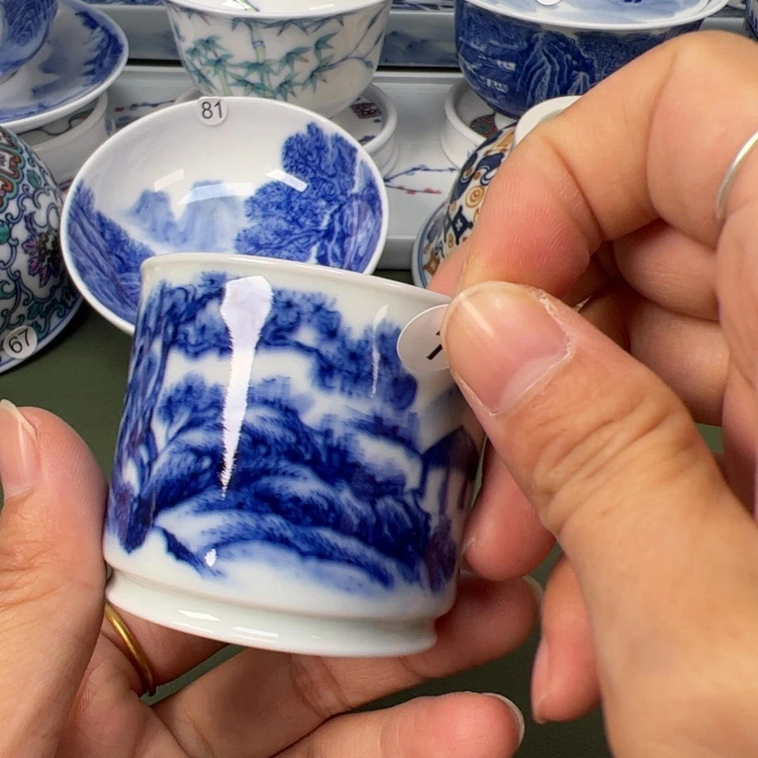 陶瓷景德镇纯手工纯手绘茶具木木1