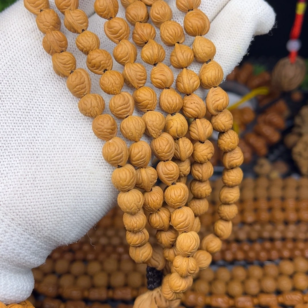 手串文玩核桃玉龙脊108颗脖挂08尺寸