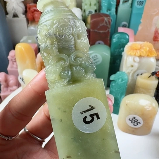 青田石印石?*?印石章料…..