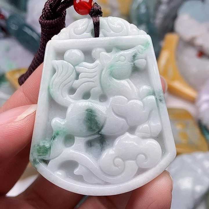 未镶嵌挂件翡翠翡翠