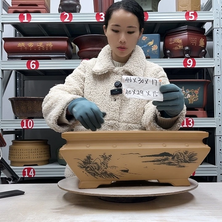 紫砂花盆紫砂花盆