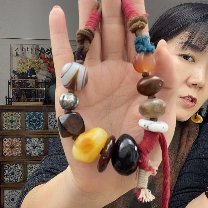 玛瑙/玉髓项链未镶嵌爱****猪项链