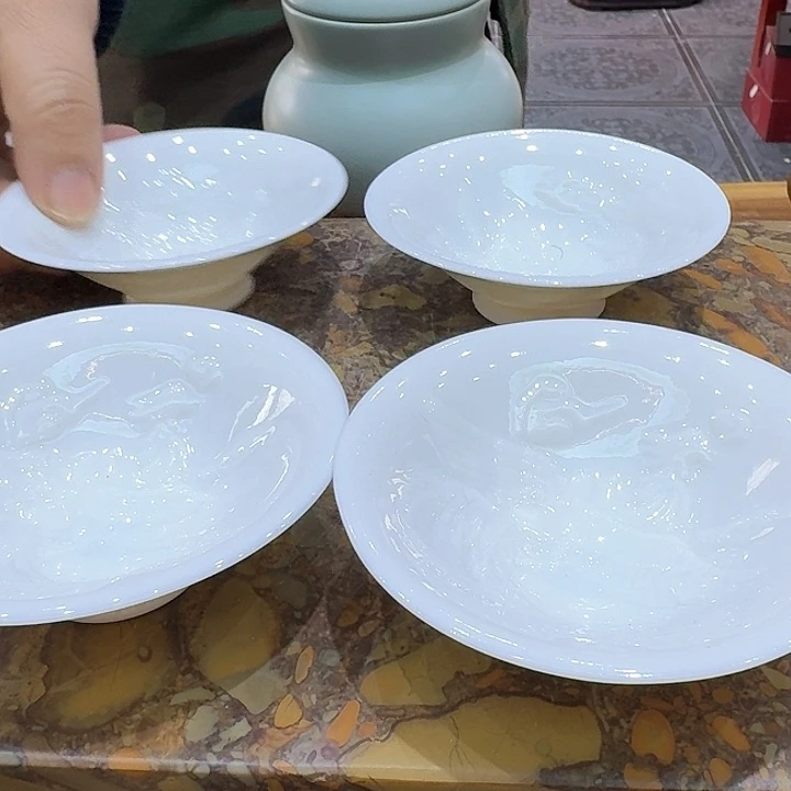 浮雕主人杯四个。。。品茗