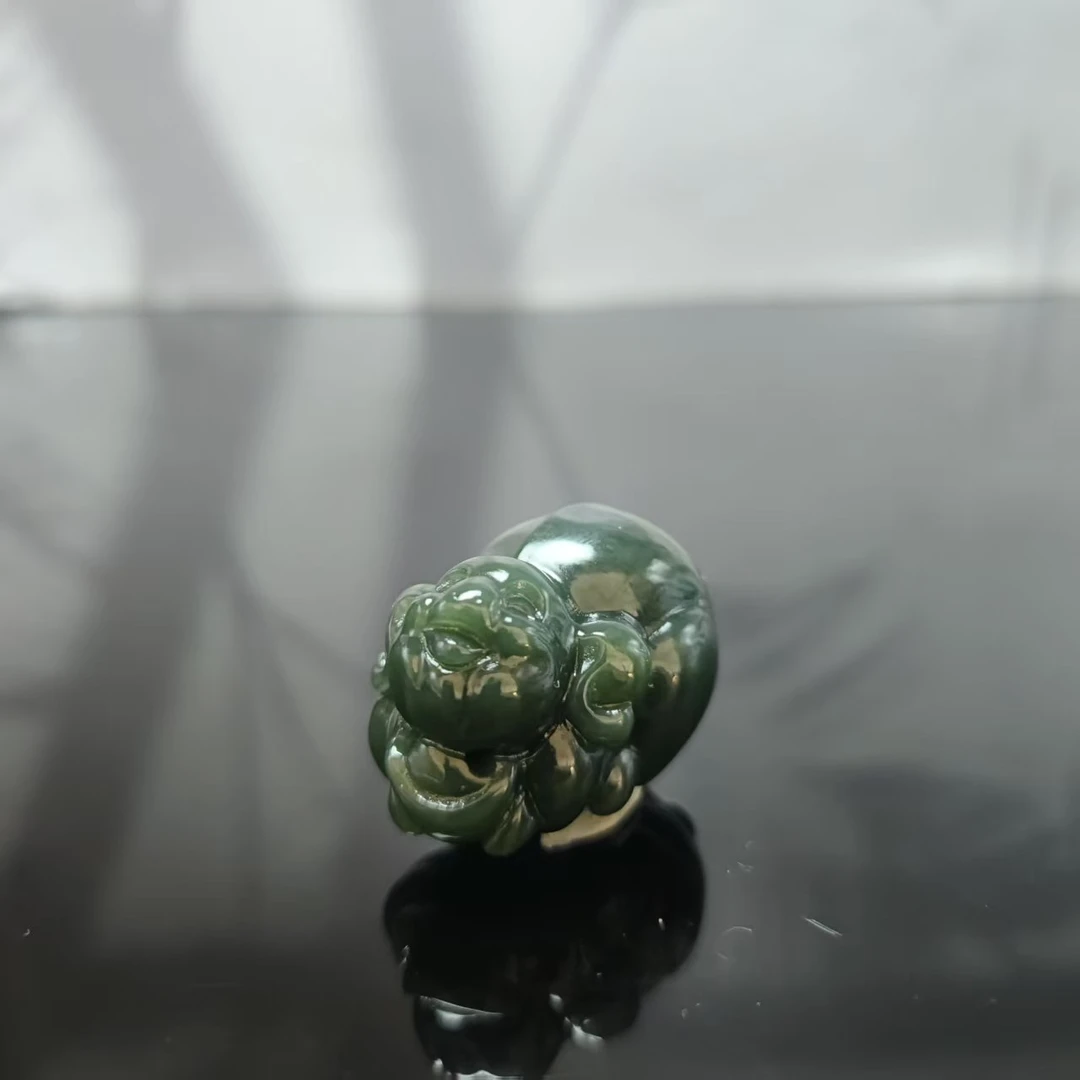 Z和田玉福猪吊坠0012