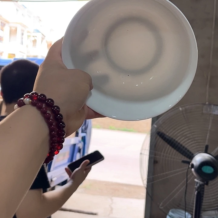 瓷片白瓷6英寸罗汉面碗六个，微瑕包邮