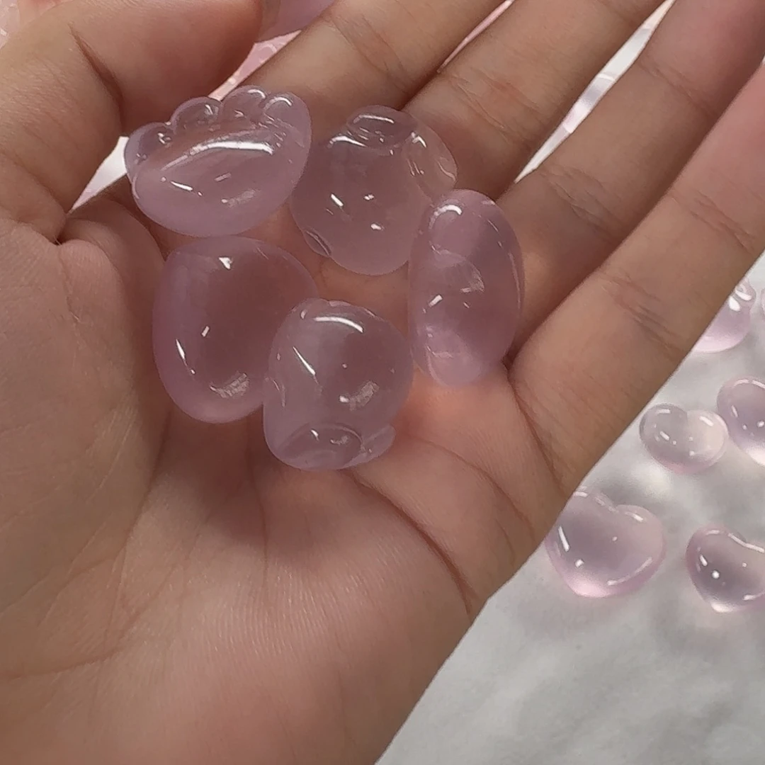 南***生未镶嵌手链水晶粉紫