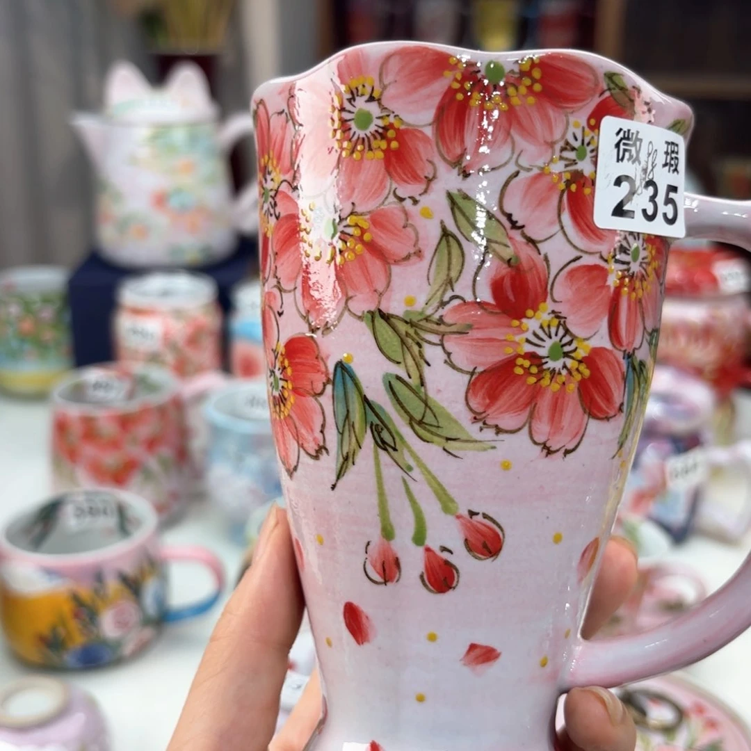 景德镇手绘高温釉下彩陶瓷茶具