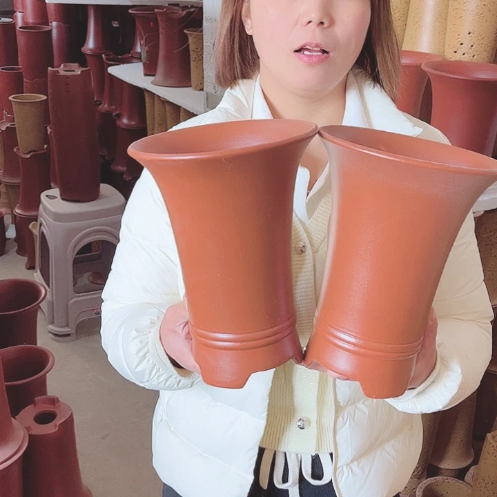 紫砂宜兴紫砂花盆