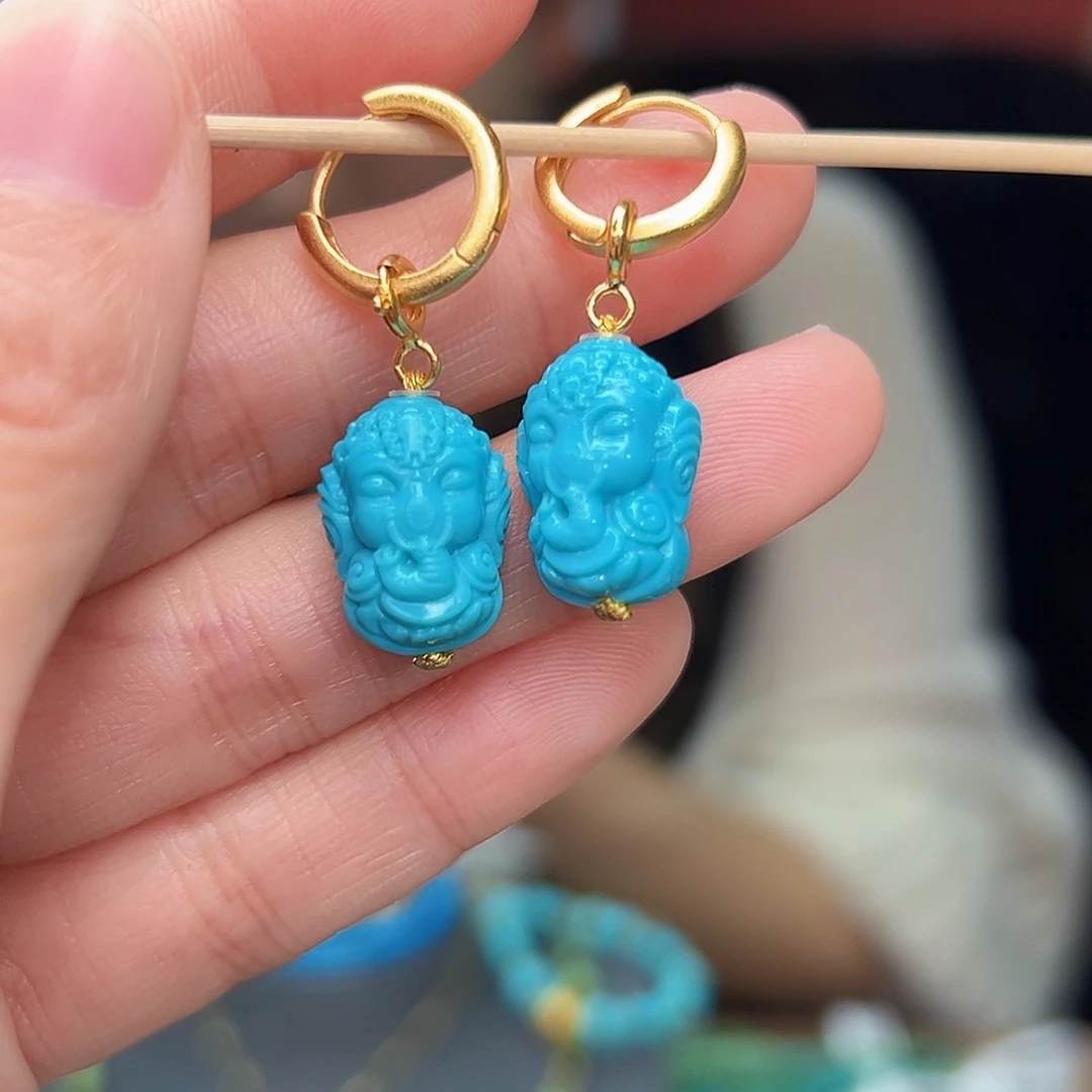 绿松石珠宝奇石未镶嵌