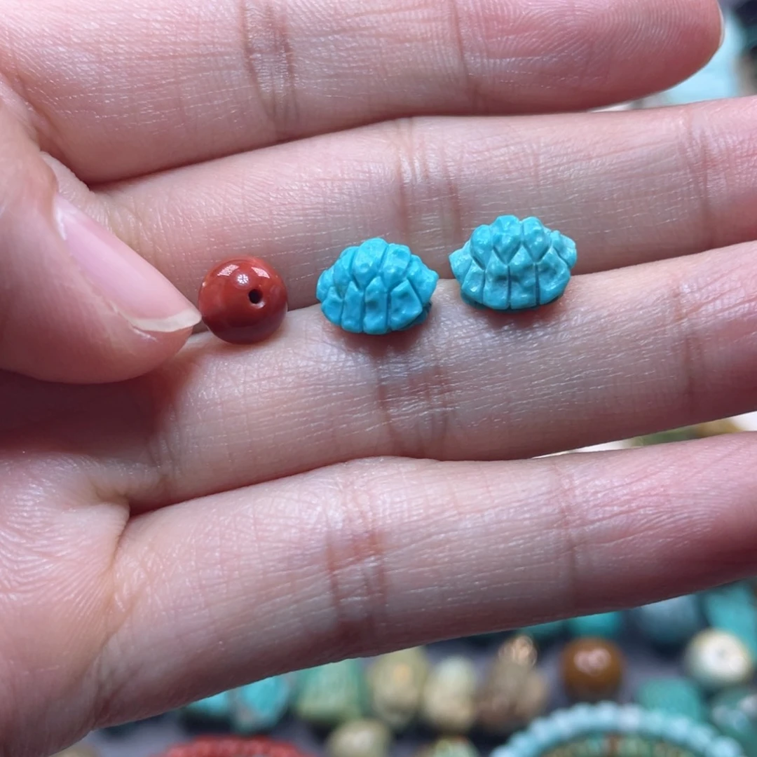 南红玛瑙配饰未镶嵌简