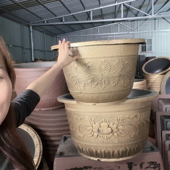 60口径花盆2个无孔