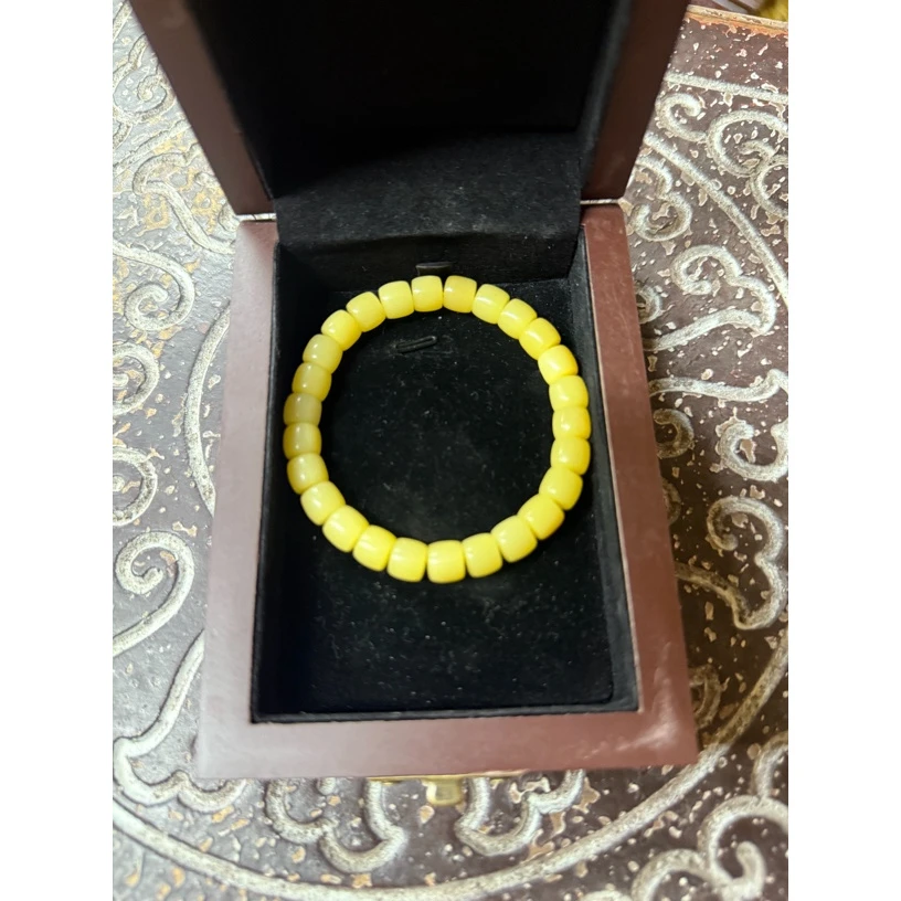 精工黄蜡手串111