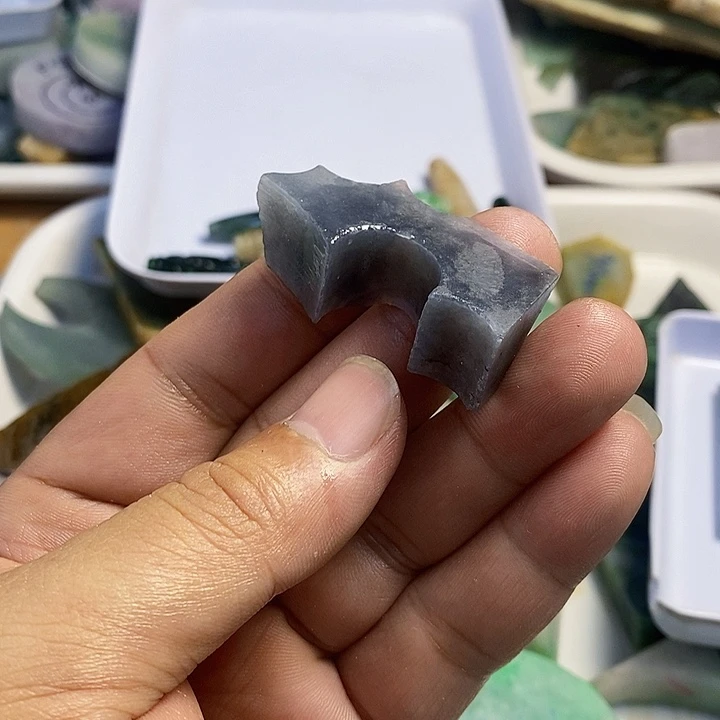 翡翠散珠天然翡翠A货挂件