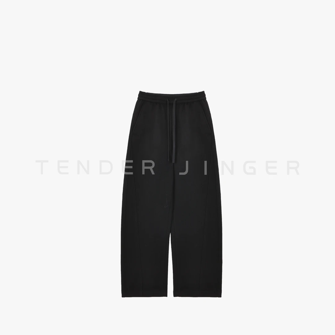Tender Jinger｜线下专供 弧形羊毛抽绳卫裤T54SJL905Y