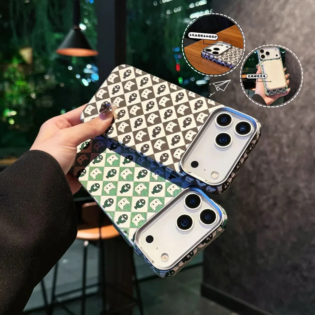 猫多鱼图案适用苹果17promax手机壳iPhone16凯夫拉纹理15情侣男女