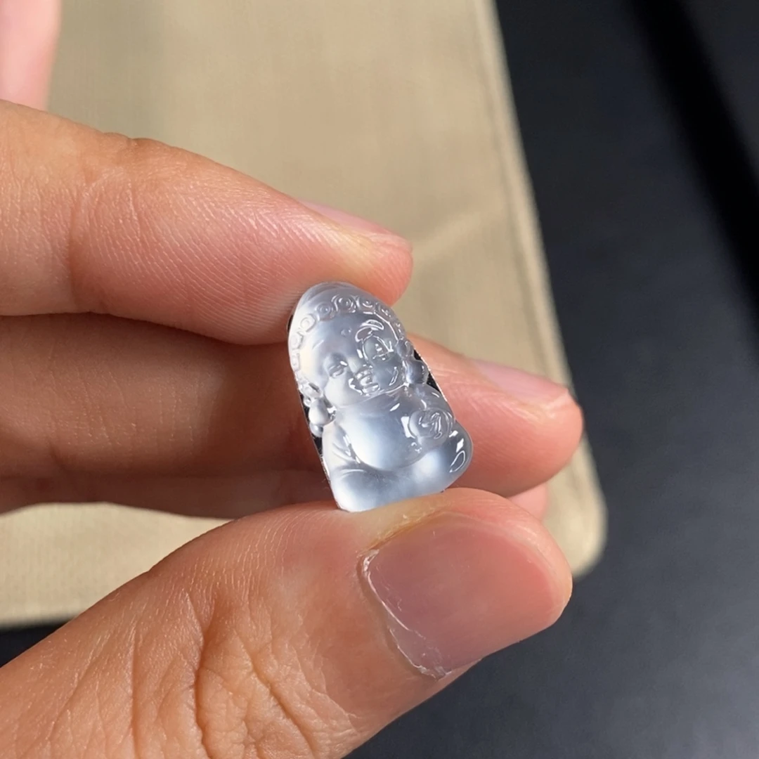 颈饰未镶嵌翡翠宝宝佛