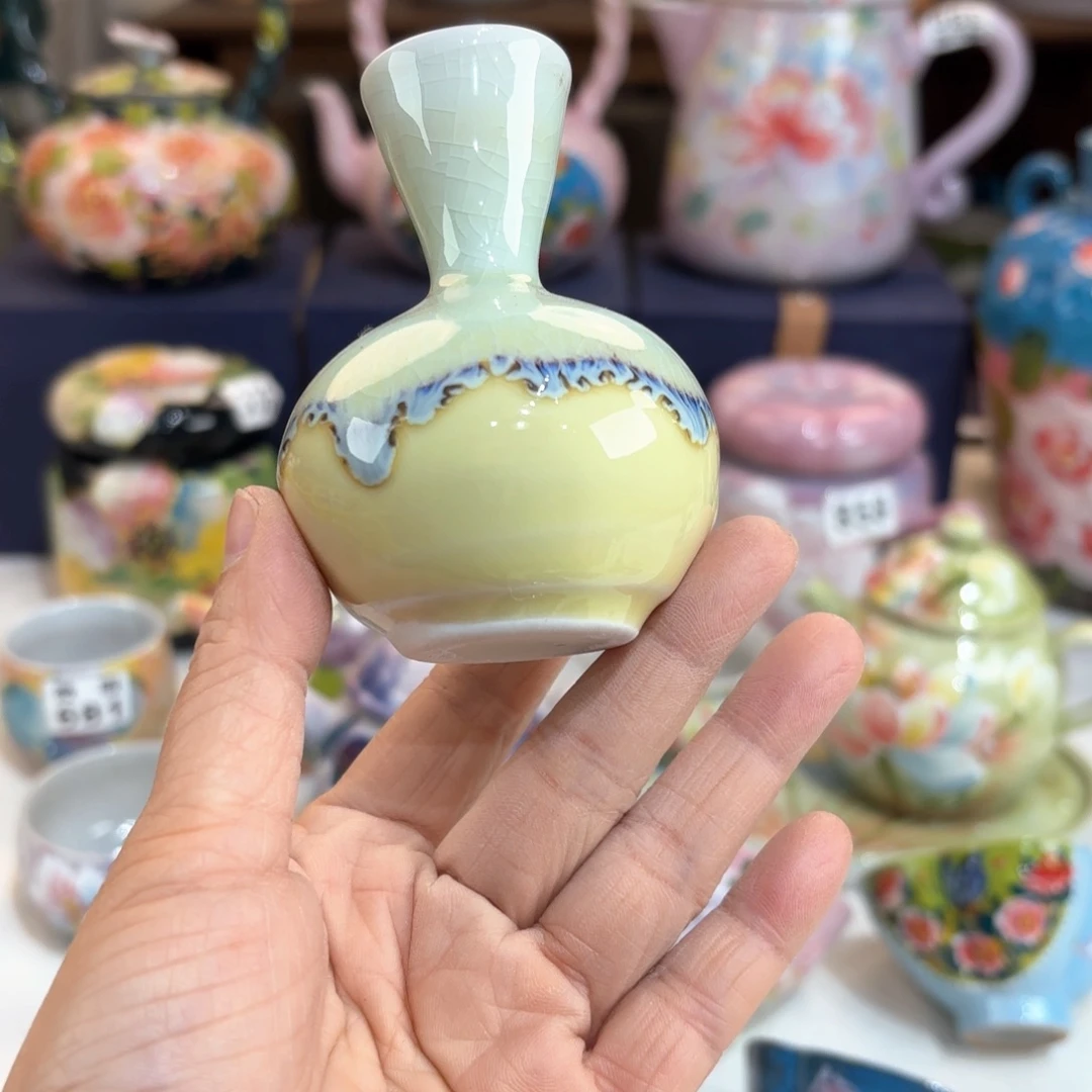 景德镇手绘高温釉下彩陶瓷茶具