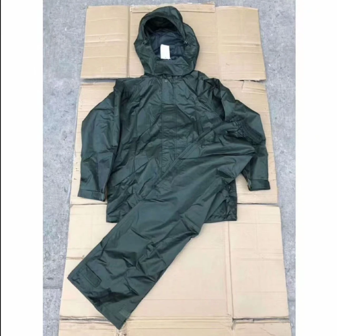 W 橄榄绿 分体 雨衣