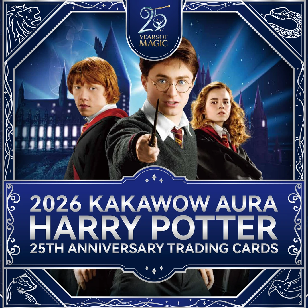 哈利波特AURA25周年官方收藏卡【卡牌盲盒】