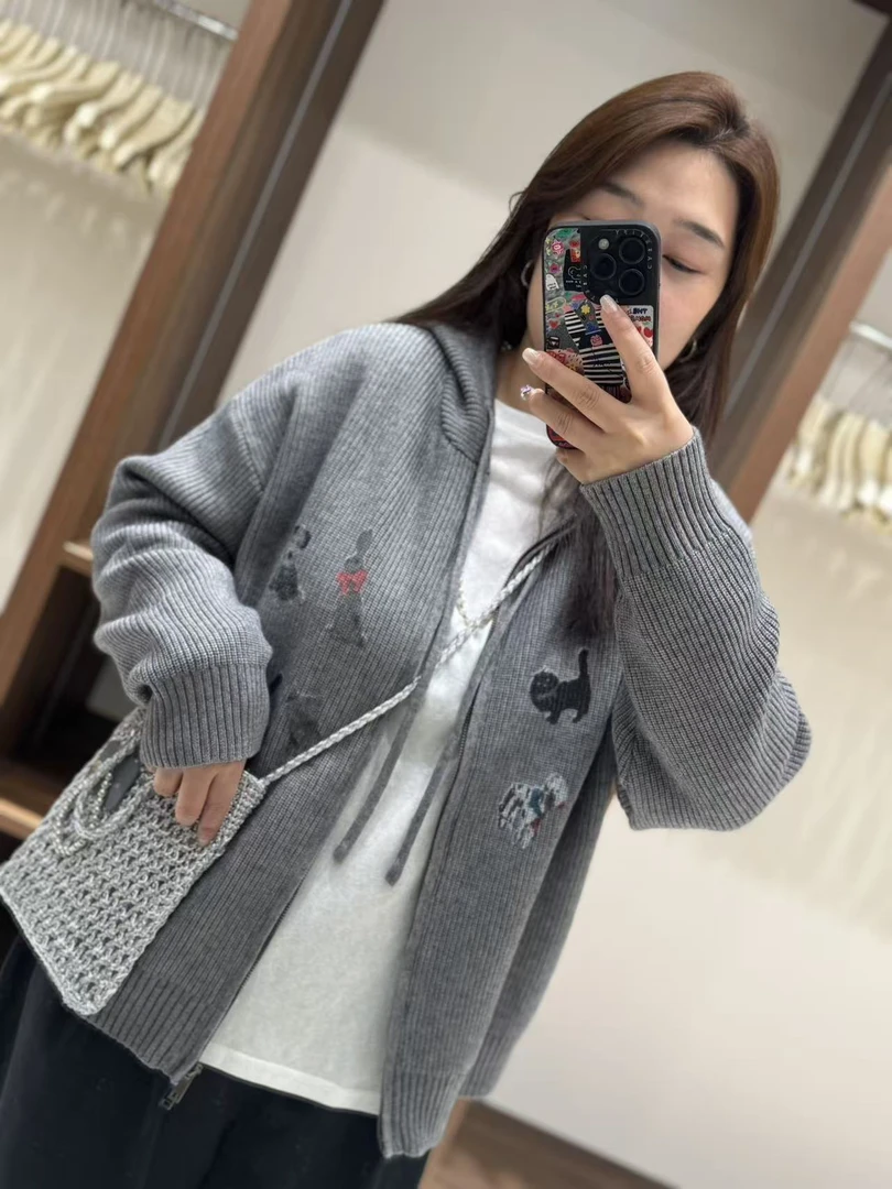 秋冬新款~50639毛衣帽衫