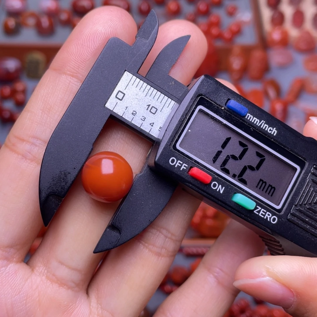 南红玛瑙未镶嵌圆珠