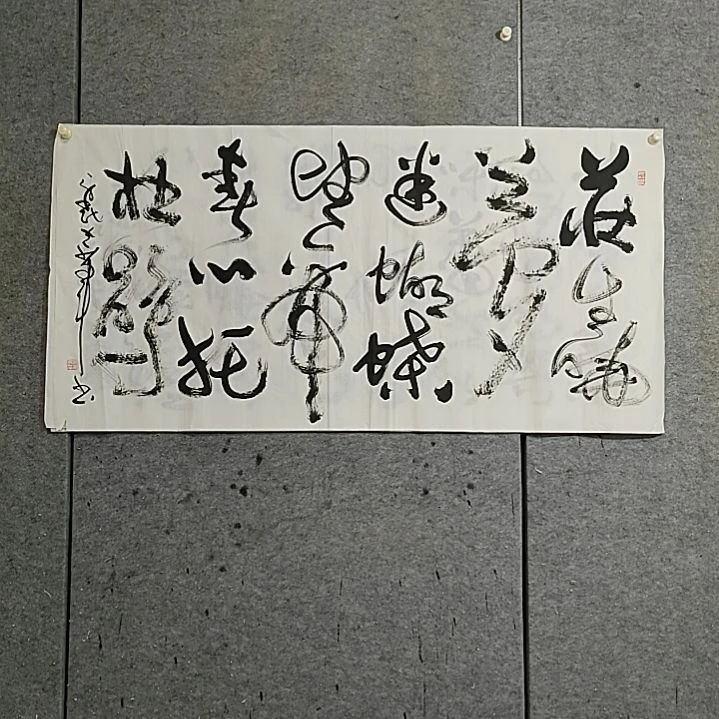书法宋秉民。四尺整张。庄心哓梦