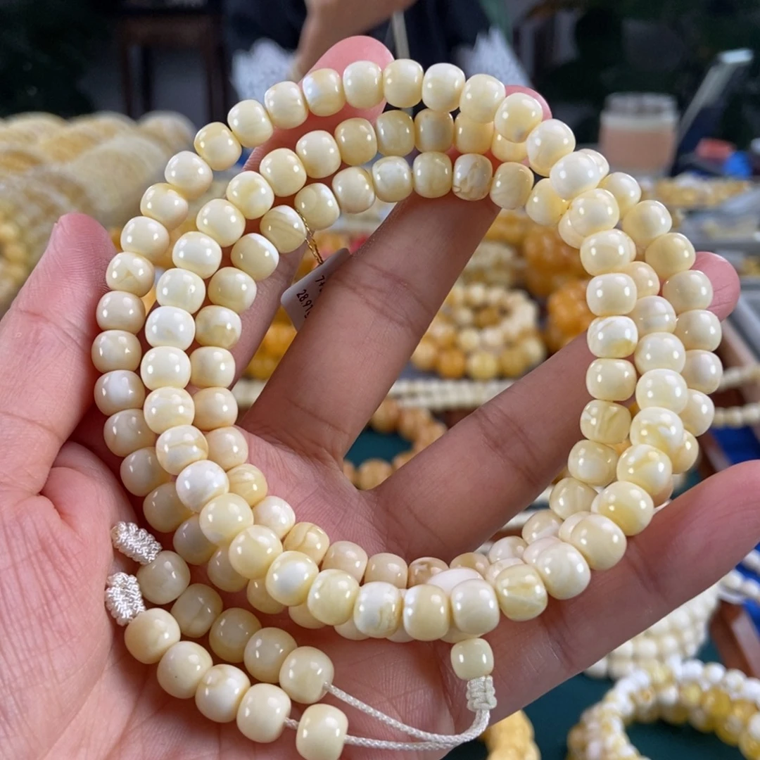 琥珀未镶嵌珠宝奇石7+白花蜡108老型28.91