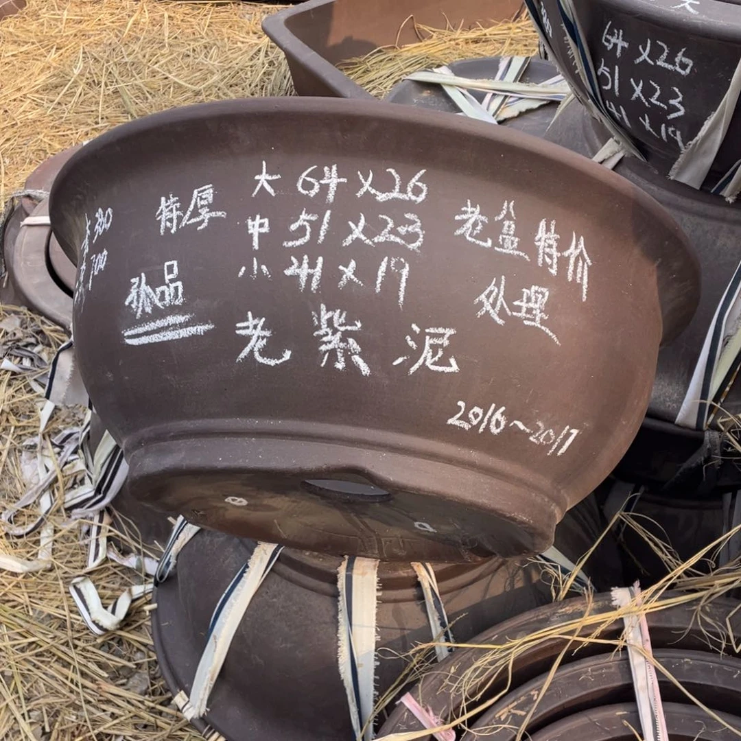 老盆特价处理紫砂一组