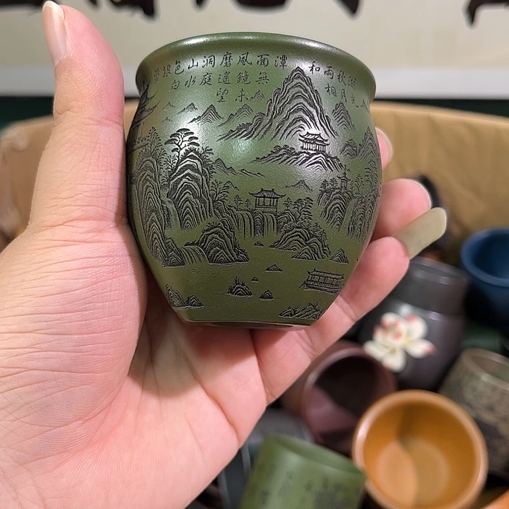 茶杯紫砂全手工紫砂主人杯