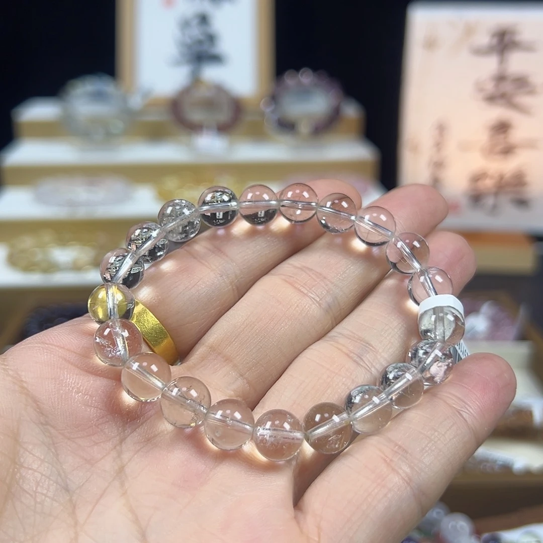 未镶嵌水晶手链白水晶