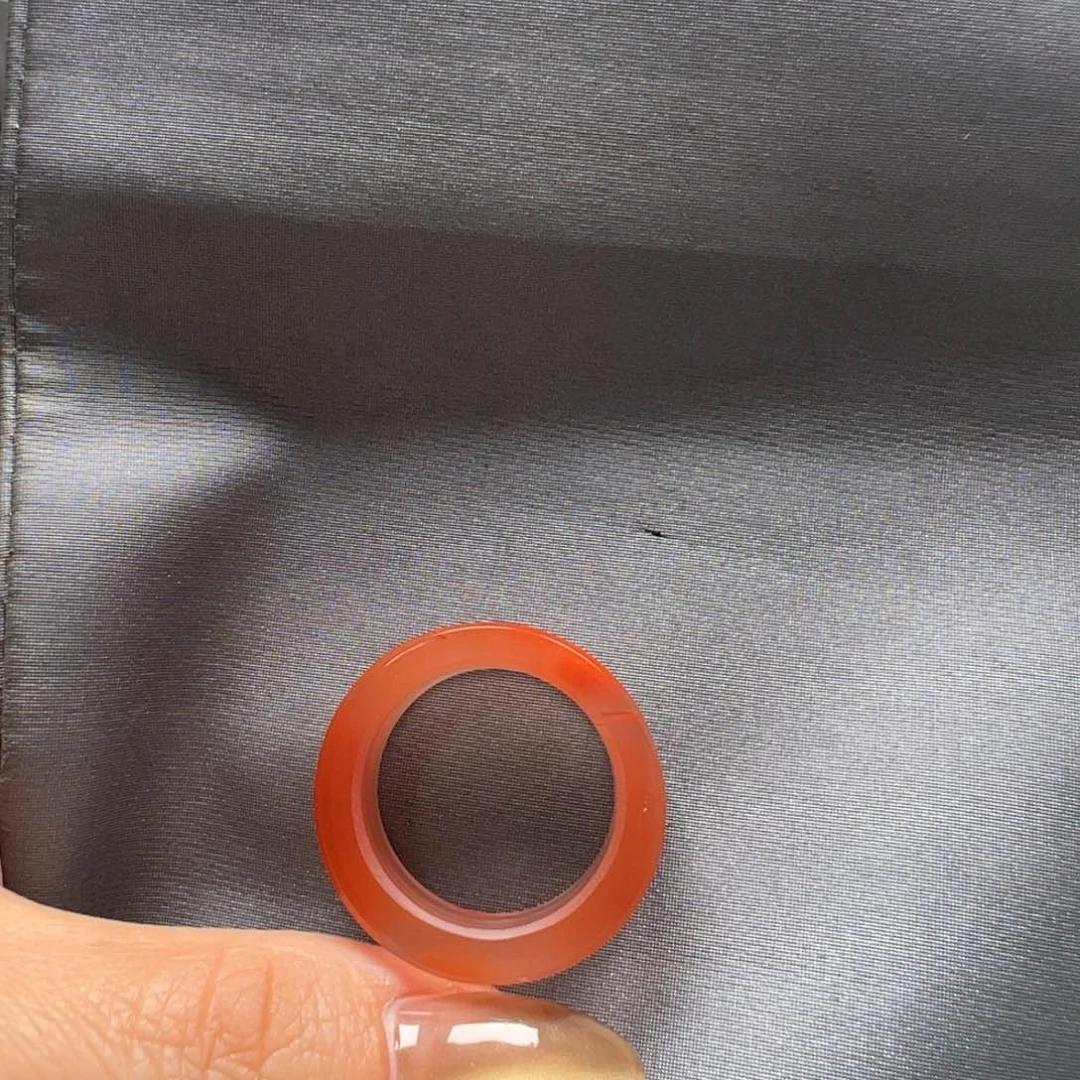 未镶嵌戒圈南红玛瑙