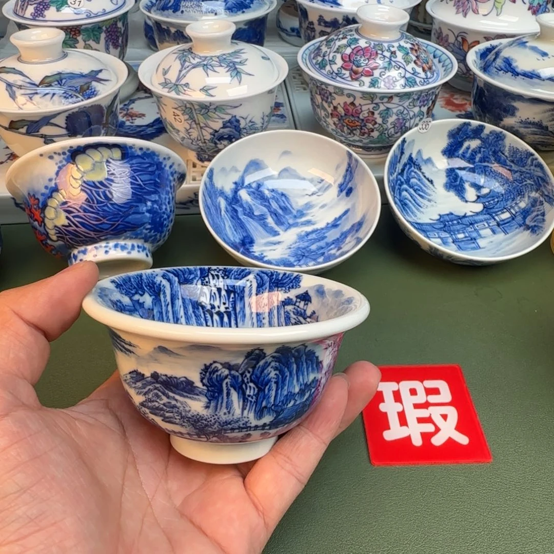 陶纯手工纯手绘茶具358