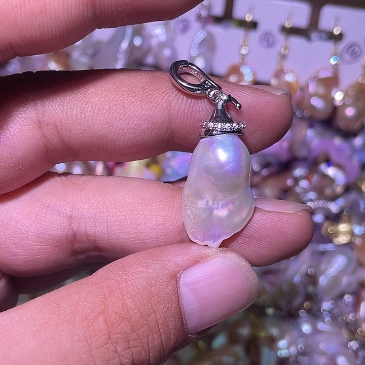 淡水珍珠未镶嵌吊坠(不含链)28