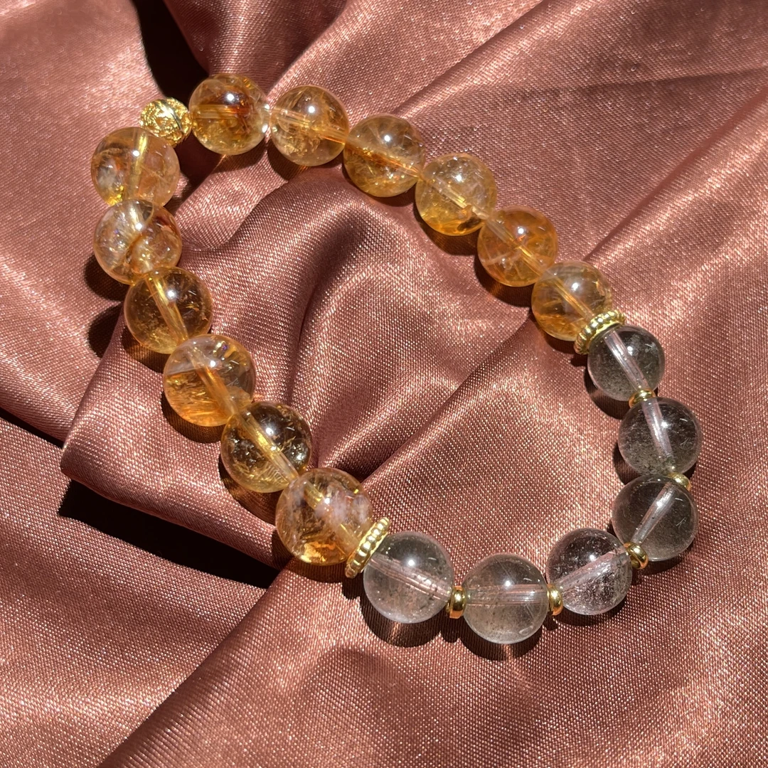 黄塔晶DIY手串约10mm（多样性发其一）