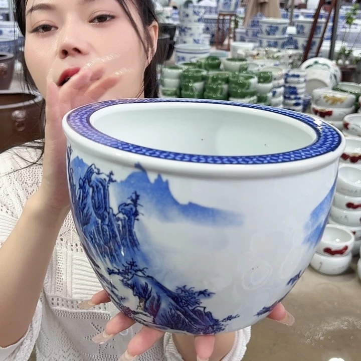 瓷片口径22厘米 高度15厘米