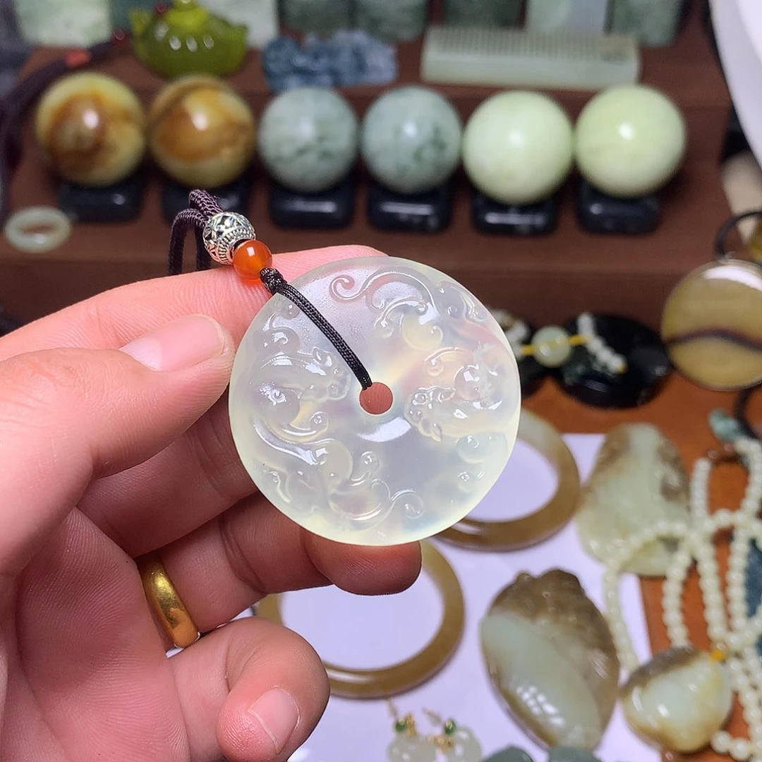 未镶嵌岫玉岫玉挂件