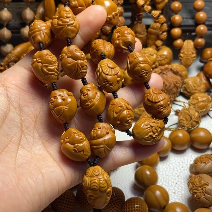 【闪购商品】橄榄核手串/手链财神手持