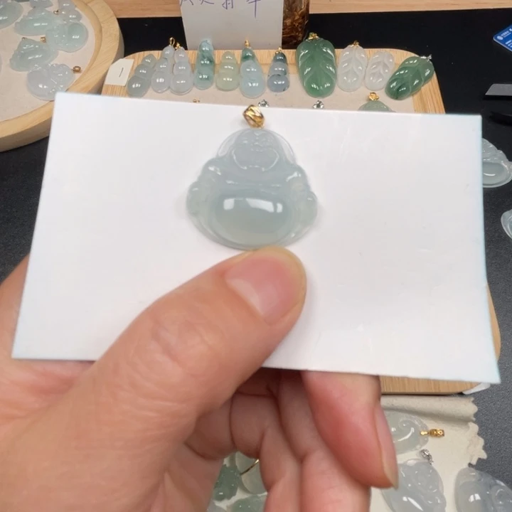 翡翠未镶嵌吊坠(不含链)翡翠