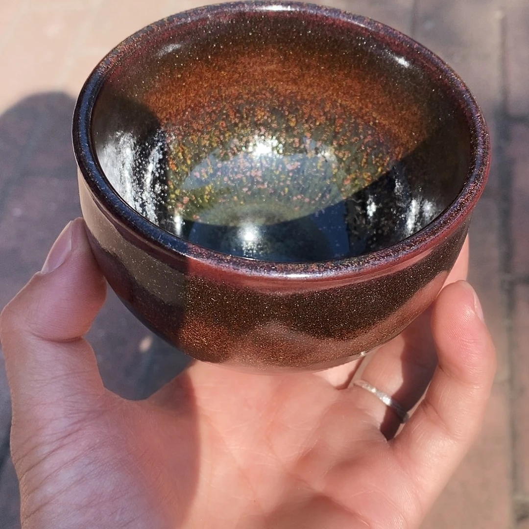 茶盏顺*建盏无足缸一个