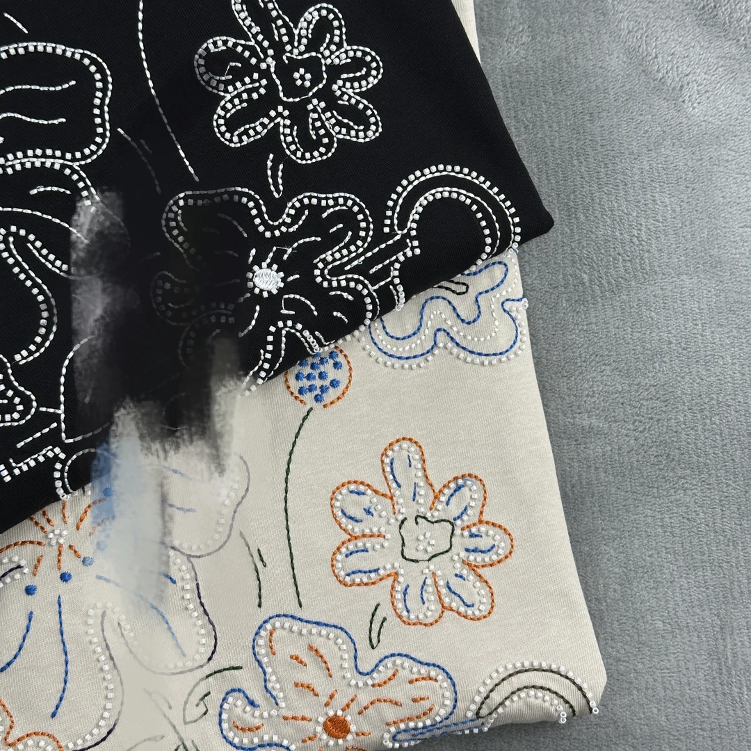 GD绽放之花 圆领短袖轻奢潮流 男女同款