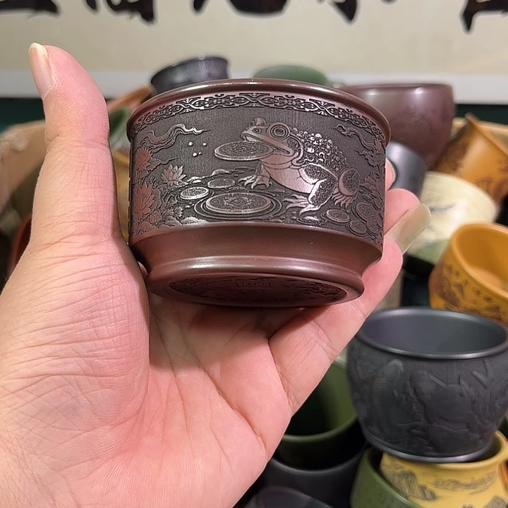 茶杯紫砂全手工紫砂主人杯